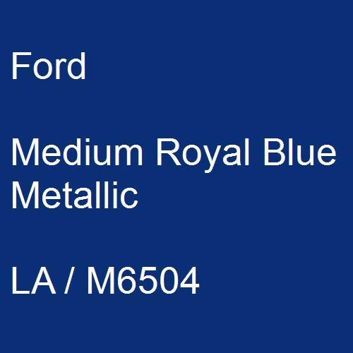 Ford, Medium Royal Blue Metallic, LA / M6504.